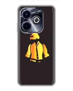 Чехол для Infinix Hot 40i с картинкой «Winner Winner — PUBG»
