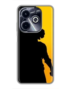 Чехол для Infinix Hot 40i с картинкой «Тень воина PUBG»