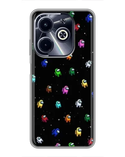 Чехол для Infinix Hot 40i с картинкой «Экипаж Among Us» Чехол для Infinix Hot 40i с картинкой «Экипаж Among Us»
