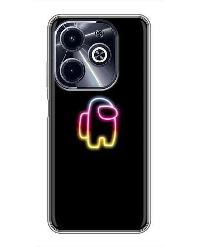 Чехол для Infinix Hot 40i с картинкой «Among Us градиент» Чехол для Infinix Hot 40i с картинкой «Among Us градиент»
