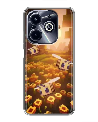 Чехол для Infinix Hot 40i с картинкой «Поле подсолнухов» Чехол для Infinix Hot 40i с картинкой «Поле подсолнухов»