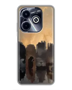 Чехол для Infinix Hot 40i с картинкой «Дорога к вере»