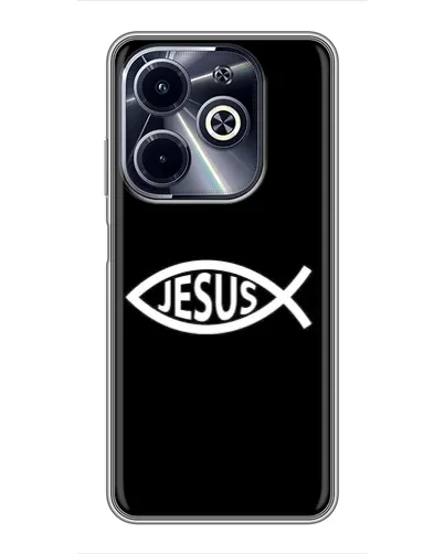 Чехол для Infinix Hot 40i с картинкой «Классический Jesus»
