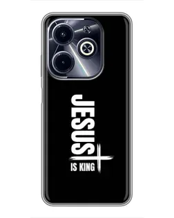 Чехол для Infinix Hot 40i с картинкой «Вертикаль веры Jesus»