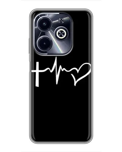 Чехол для Infinix Hot 40i с картинкой «Пульс веры» Чехол для Infinix Hot 40i с картинкой «Пульс веры»