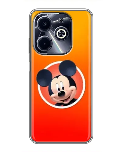 Чехол для Infinix Hot 40i с картинкой «Mickey в круге»