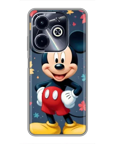 Чехол для Infinix Hot 40i с картинкой «Осенний Mickey Mouse»