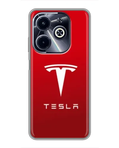 Чехол для Infinix Hot 40i с картинкой «Tesla Red Classic» Чехол для Infinix Hot 40i с картинкой «Tesla Red Classic»