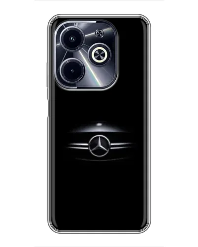 Чехол для Infinix Hot 40i с картинкой «Mercedes — абстрактные линии» Чехол для Infinix Hot 40i с картинкой «Mercedes — абстрактные линии»