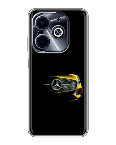 Чехол для Infinix Hot 40i с картинкой «Mercedes — ретро стиль» Чехол для Infinix Hot 40i с картинкой «Mercedes — ретро стиль»