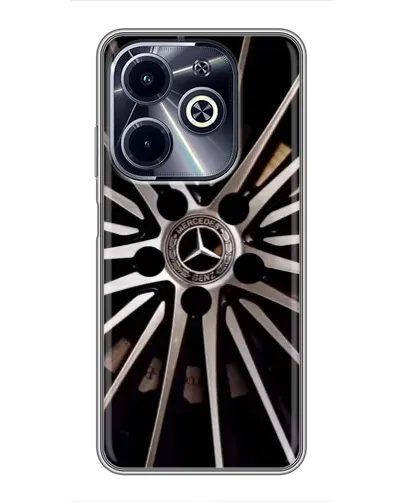 Чехол для Infinix Hot 40i с картинкой «Диск Mercedes» Чехол для Infinix Hot 40i с картинкой «Диск Mercedes»