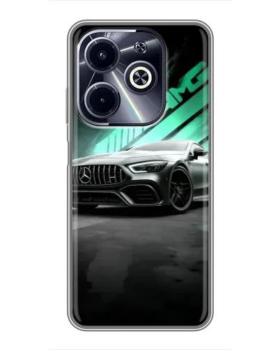 Чехол для Infinix Hot 40i с картинкой «Темный Mercedes AMG» Чехол для Infinix Hot 40i с картинкой «Темный Mercedes AMG»