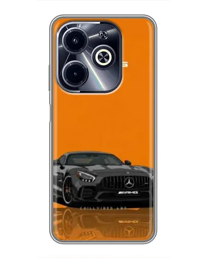 Чехол для Infinix Hot 40i с картинкой «Оранжевый Mercedes AMG» Чехол для Infinix Hot 40i с картинкой «Оранжевый Mercedes AMG»