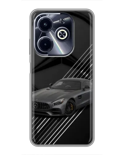 Чехол для Infinix Hot 40i с картинкой «Mercedes AMG — графика» Чехол для Infinix Hot 40i с картинкой «Mercedes AMG — графика»