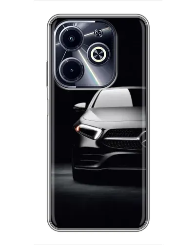 Чехол для Infinix Hot 40i с картинкой «Свет фар Mercedes» Чехол для Infinix Hot 40i с картинкой «Свет фар Mercedes»