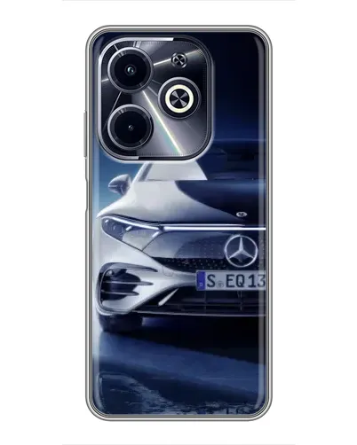 Чехол для Infinix Hot 40i с картинкой «Mercedes EQ — будущее» Чехол для Infinix Hot 40i с картинкой «Mercedes EQ — будущее»