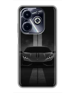 Чохол для Infinix Hot 40i з картинкою «Lamborghini симетрія доріг» Чохол для Infinix Hot 40i з картинкою «Lamborghini симетрія доріг»