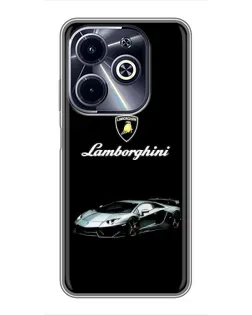 Чохол для Infinix Hot 40i з картинкою «Логотип Lamborghini класика» Чохол для Infinix Hot 40i з картинкою «Логотип Lamborghini класика»