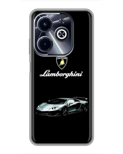 Чохол для Infinix Hot 40i з картинкою «Логотип Lamborghini класика» Чохол для Infinix Hot 40i з картинкою «Логотип Lamborghini класика»