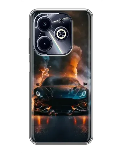 Чохол для Infinix Hot 40i з картинкою «Lamborghini димна естетика» Чохол для Infinix Hot 40i з картинкою «Lamborghini димна естетика»