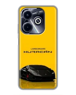 Чохол для Infinix Hot 40i з картинкою «Lamborghini Huracan чорний» Чохол для Infinix Hot 40i з картинкою «Lamborghini Huracan чорний»