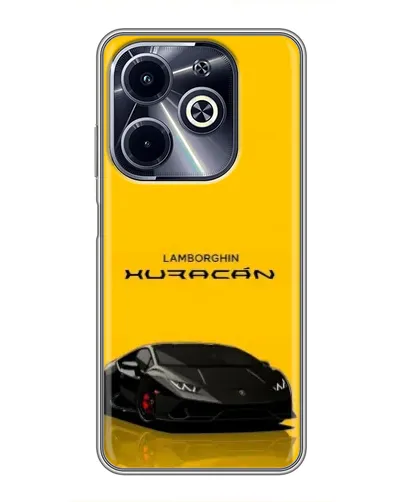 Чохол для Infinix Hot 40i з картинкою «Lamborghini Huracan чорний» Чохол для Infinix Hot 40i з картинкою «Lamborghini Huracan чорний»