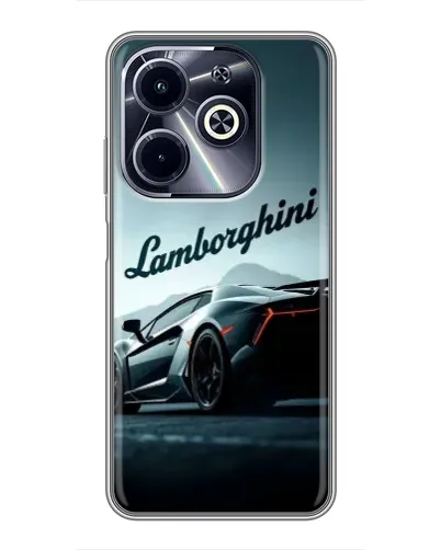 Чохол для Infinix Hot 40i з картинкою «Класичний Lamborghini надпис» Чохол для Infinix Hot 40i з картинкою «Класичний Lamborghini надпис»