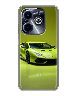Чохол для Infinix Hot 40i з картинкою «Салатовий Lamborghini Huracan» Чохол для Infinix Hot 40i з картинкою «Салатовий Lamborghini Huracan»
