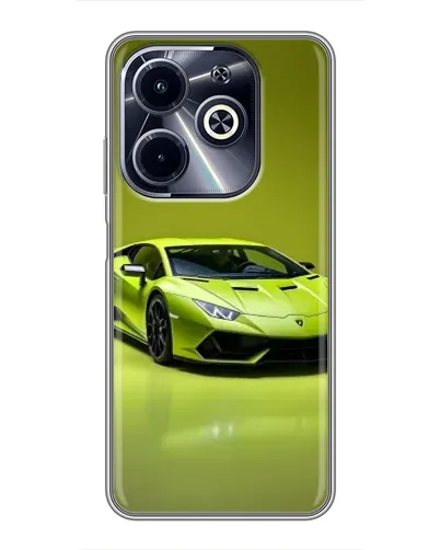 Чохол для Infinix Hot 40i з картинкою «Салатовий Lamborghini Huracan» Чохол для Infinix Hot 40i з картинкою «Салатовий Lamborghini Huracan»