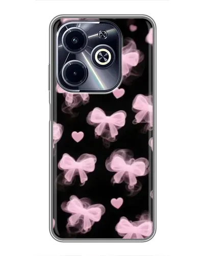 Чехол для Infinix Hot 40i с картинкой «Геометрия банта»