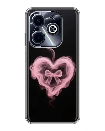 Чехол для Infinix Hot 40i с картинкой «Дымчатое сердце»