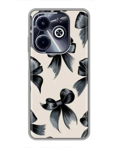 Чехол для Infinix Hot 40i с картинкой «Банты Coquette»