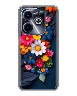 Чохол для Infinix Hot 40i з картинкою «Квіткова феєрія» Чохол для Infinix Hot 40i з картинкою «Квіткова феєрія»