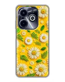 Чохол для Infinix Hot 40i з картинкою «Ромашкове сонце» Чохол для Infinix Hot 40i з картинкою «Ромашкове сонце»