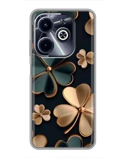 Чохол для Infinix Hot 40i з картинкою «Конюшина в золоті» Чохол для Infinix Hot 40i з картинкою «Конюшина в золоті»