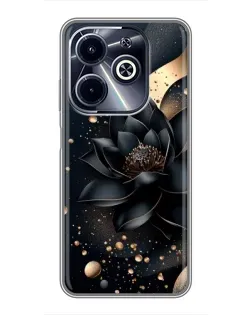 Чохол для Infinix Hot 40i з картинкою «Чорний лотос» Чохол для Infinix Hot 40i з картинкою «Чорний лотос»