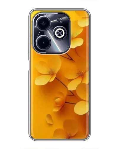 Чохол для Infinix Hot 40i з картинкою «Золоті пелюстки» Чохол для Infinix Hot 40i з картинкою «Золоті пелюстки»