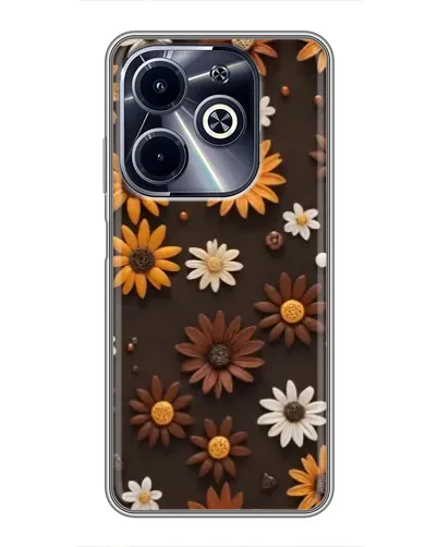 Чохол для Infinix Hot 40i з картинкою «Візерунок з маленьких соняшників» Чохол для Infinix Hot 40i з картинкою «Візерунок з маленьких соняшників»