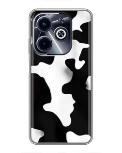 Чехол для Infinix Hot 40i с картинкой «Черно-белое пятно»