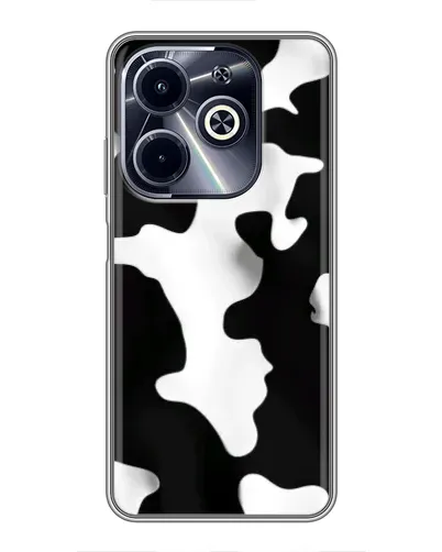 Чехол для Infinix Hot 40i с картинкой «Черно-белое пятно»