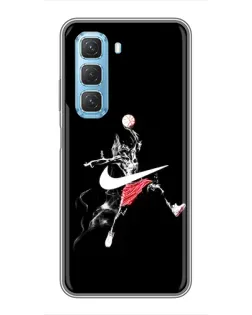 Чехол для Infinix Hot 50 5G с картинкой «Jordan Jumpman»