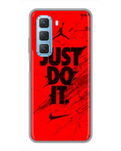 Чехол для Infinix Hot 50 5G с картинкой «Nike Just Do It»