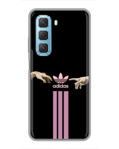 Чехол для Infinix Hot 50 5G с картинкой «Adidas Hands» Чехол для Infinix Hot 50 5G с картинкой «Adidas Hands»