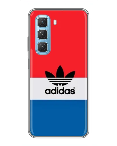 Чехол для Infinix Hot 50 5G с картинкой «Ретро блоки Adidas» Чехол для Infinix Hot 50 5G с картинкой «Ретро блоки Adidas»