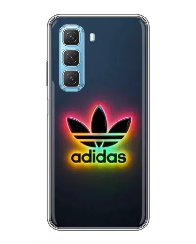 Чехол для Infinix Hot 50 5G с картинкой «Неоновый Adidas» Чехол для Infinix Hot 50 5G с картинкой «Неоновый Adidas»