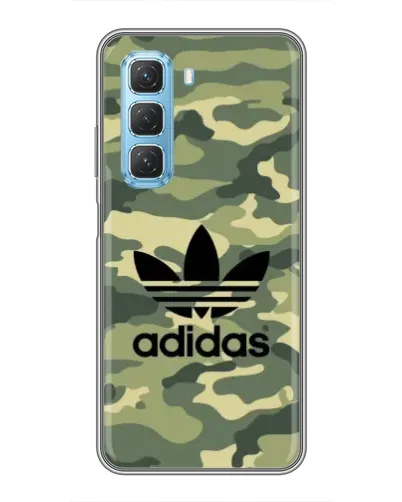 Чехол для Infinix Hot 50 5G с картинкой «Милитари стиль Adidas» Чехол для Infinix Hot 50 5G с картинкой «Милитари стиль Adidas»