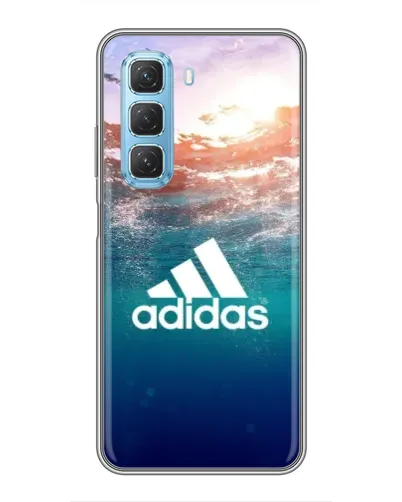 Чехол для Infinix Hot 50 5G с картинкой «Океанская глубина адидас» Чехол для Infinix Hot 50 5G с картинкой «Океанская глубина адидас»