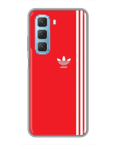 Чехол для Infinix Hot 50 5G с картинкой «Красный минимализм Adidas» Чехол для Infinix Hot 50 5G с картинкой «Красный минимализм Adidas»