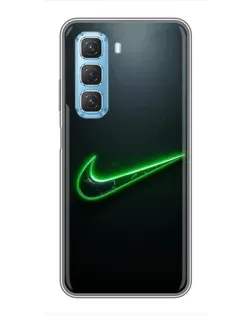 Чохол для Infinix Hot 50 5G з картинкою «Неоновий контур Nike» Чохол для Infinix Hot 50 5G з картинкою «Неоновий контур Nike»