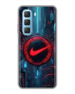 Чохол для Infinix Hot 50 5G з картинкою «Техногенний стиль Nike» Чохол для Infinix Hot 50 5G з картинкою «Техногенний стиль Nike»